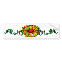Sunflower Bumper Sticker bumper stickers by Creep1973 Sunflower Bumper Sticker bumper stickers