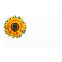 Sunflower Business Card Template