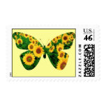 Sunflower Butterfly Postage
