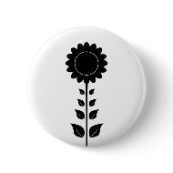 Sunflower Button Badge button