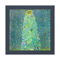 Sunflower by Gustav Klimt Gallery Wrap Canvas