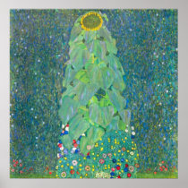 Sunflower by Gustav Klimt Print