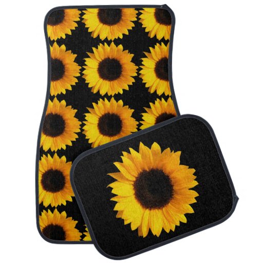 Sunflower Car Mats Zazzle