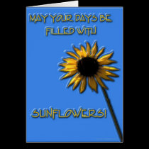 SUNFLOWER CARD cards