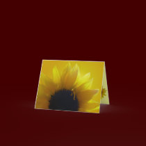 Sunflower Card Yellow Flower Greeting Card cards