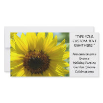 SUNFLOWER CARDS Announcements Events Parties photo cards