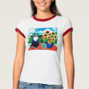Sunflower Cat-toddler t-shirts by JessicaKolesar Sunflower Cat-toddler t-shirts