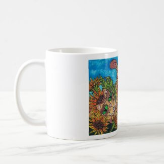 Sunflower Cats mug