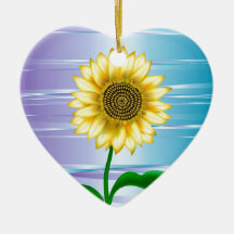 Sunflower Christmas Tree Ornament
