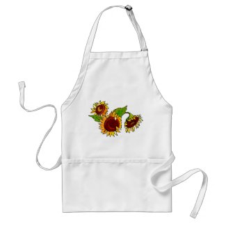 Sunflower Cluster apron