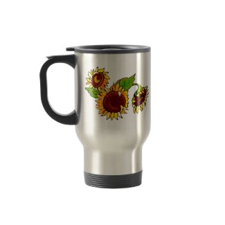 Sunflower Cluster mug