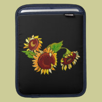 Sunflower Cluster ipad sleeves