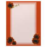 Sunflower Collage (Customizable) #2 Customized Letterhead