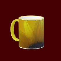 Sunflower Cups Mugs Cheerful Yellow Cups Glasses