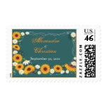 Sunflower Daisy Save The Date Wedding Announcement