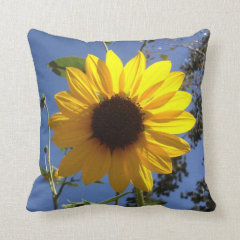 Sunflower Decorative Accent Throw Pillow