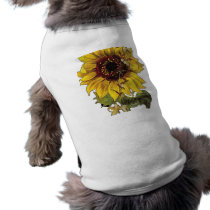 Sunflower Doggie T Shirt