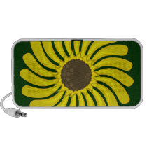Sunflower Doodle Speaker speakers