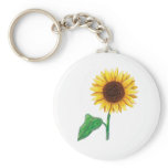 sunflower drawing key chains