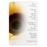 Sunflower Dream Poem Magnet