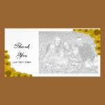 Sunflower Edge Thank You photo cards