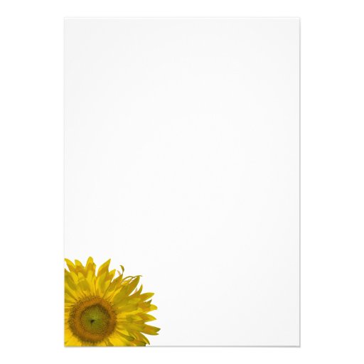 Sunflower Edge Wedding Anniversary Party Invite