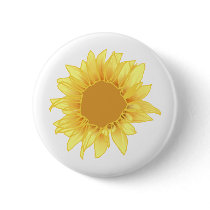 Sunflower Elegance buttons