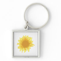 Sunflower Elegance Keychain