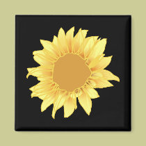 Sunflower Elegance magnets