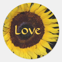 Sunflower Face Love Sticker