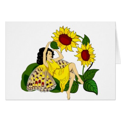 Sunflower Fairy Cards by fstasu52