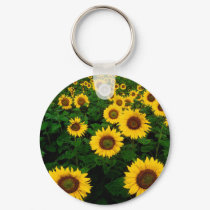 sunflower field keychains by mustardseedimprints sunflower field keychains