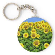 Sunflower Fields Key Chains
