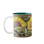 Sunflower Floral Art Coffee Mug - Customized