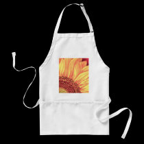 Sunflower Floral Painting - Multi aprons
