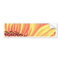Sunflower Floral Painting - Multi Bumper Stickers