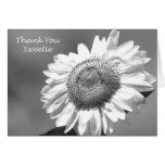 Sunflower Flower Girl Thank You Card