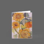 Sunflower Flower Note Card