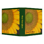 Sunflower Flower Photo Personalized  Avery Binder