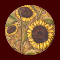 Sunflower Fridge Magnet Cheerful Yellow Gifts magnets