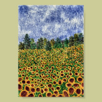 'Sunflower Galaxy'  by Thom Glace posters