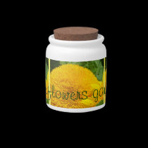 Sunflower Garden gifts Candy Jars Personalized candy jars