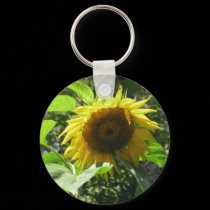 Sunflower Gardening Keychain