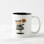 Sunflower Girl 4th Birthday Gifts Coffee Mugs
