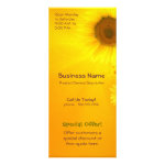 Sunflower Glow Personalized Rack Card Sunflower Glow Personalized Rack Card