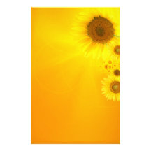 Sunflower Glow Stationery