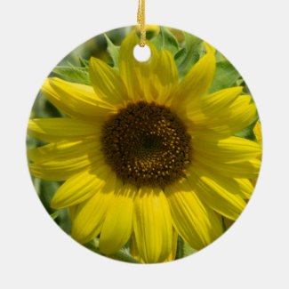 Sunflower Gold Ornament