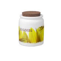 Sunflower Goody Jar Candy Jars