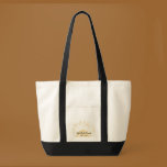 Sunflower Graphic Wedding Tote Bag
