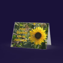 Sunflower Greeting Card cards